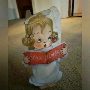 Angel Vintage Christmas Card